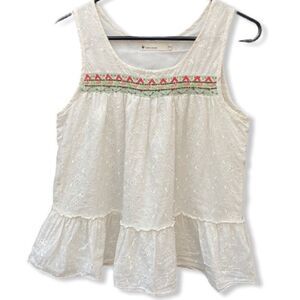 Paper Crane Embroidered Top